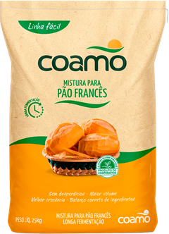 Mistura Para Pao Frances Coamo Longa Fermentacao 25kg