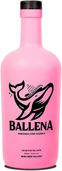 Licor Ballena Morango Com Tequila 750ml