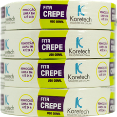Fita Crepe Koretech 24mmx45m Uso Geral