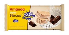 Biscoito Amanda Wafer Flocos Sem Lactose 90g