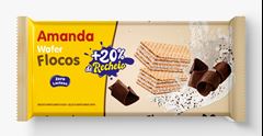 Biscoito Amanda Wafer Flocos Sem Lactose 90g