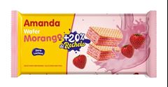 Biscoito Amanda Wafer Morango Sem Lactose 90g