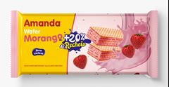 Biscoito Amanda Wafer Morango Sem Lactose 90g