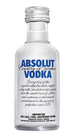 Mini Vodka Absolut 50ml
