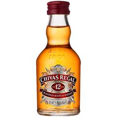 Mini Whisky Chivas Regal 12 Anos 50ml