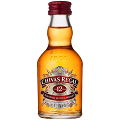 Mini Whisky Chivas Regal 12 Anos 50ml