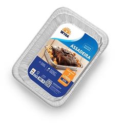 Assadeira De Aluminio Wyda Retangular Descartavel 7l