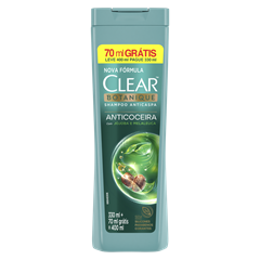 Shampoo Clear Anticaspa Anticoceira Lv400ml Pg330ml