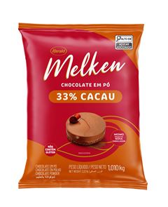 Chocolate Em Po Harald Melken 33% Cacau 1,01kg