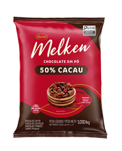 Chocolate Em Po Harald Melken 50% Cacau 1,01kg