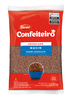Chocolate Granulado Harald Confeiteiro Macio 1,01kg