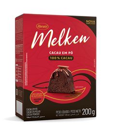 Chocolate Em Po Harald Melken 100% Cacau 200g