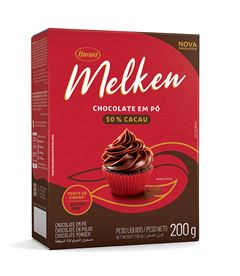 Chocolate Em Po Harald Melken 50% Cacau 200g