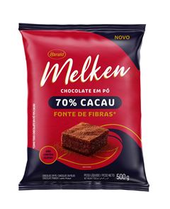 Chocolate Em Po Harald Melken 70% Cacau 500g