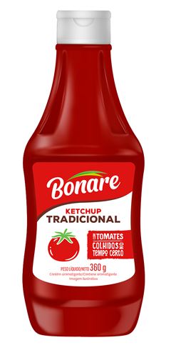 Ketchup Bonare Tradicional Pet 360g