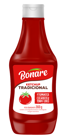 Ketchup Bonare Tradicional Pet 360g