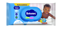 Toalha Umedecida Babysec Flip Top 96un