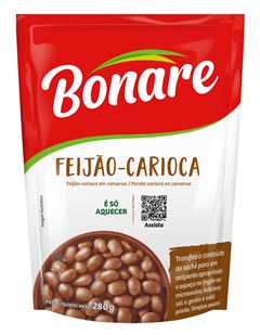 Feijao Carioca Pronto Bonare Sachet 280g
