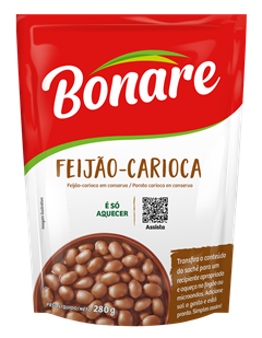 Feijao Carioca Pronto Bonare Sachet 280g