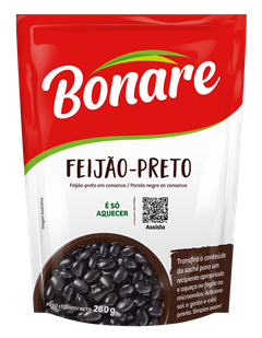 Feijao Preto Pronto Bonare Sachet 280g