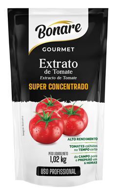 Extrato De Tomate Bonare Gourmet Sachet 1,02kg