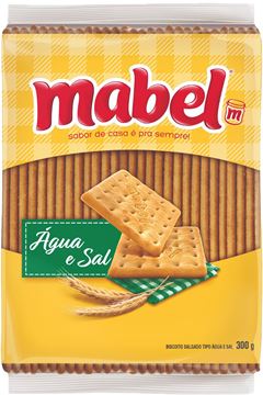 Biscoito Mabel Agua E Sal 300g