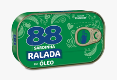 Sardinha 88 Oleo Ralada 110g