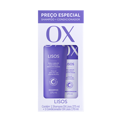 Kit Ox Lisos Shampoo 375ml + Condicionador 170ml