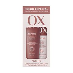 Kit Ox Nutre Shampoo 375ml + Condicionador 170ml