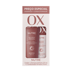 Kit Ox Nutre Shampoo 375ml + Condicionador 170ml