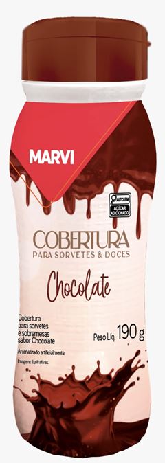 Cobertura Para Sorvete Marvi Chocolate 190g