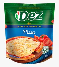 Molho De Tomate Dez Pizza Sachet 1,5kg