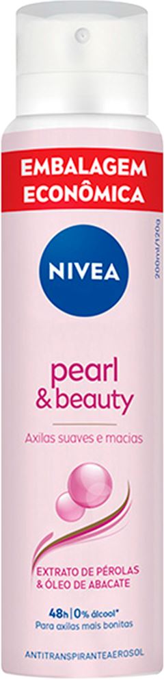 Desodorante Aerossol Nivea Feminino Pearl & Beauty 200ml