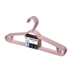 Cabide Plastico Sanremo Rosa 5un