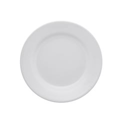 Prato Ceramica Sobremesa Oxford Plus Branco 19cm