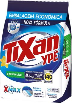 Sabao Em Po Tixan Ype Primavera Sachet 8kg