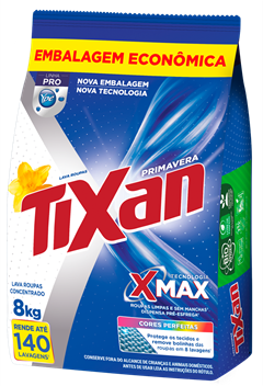 Sabao Em Po Tixan Ype Primavera Sachet 8kg