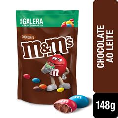 Chocolate M&M Chocolate Ao Leite Pouch 148g
