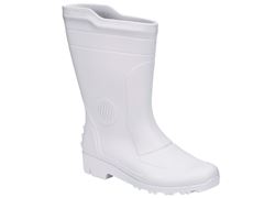 Bota Pega Forte Branca Cano Medio Com Meia Tamanho 43