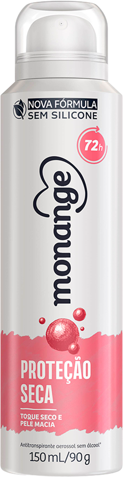 Desodorante Aerossol Monange Protecao Seca 150ml