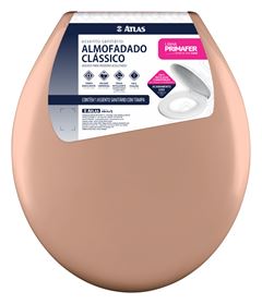 Assento Sanitario Atlas Almofadado Classico Caramelo