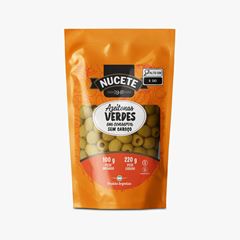 Azeitona Verde Nucete Sem Caroco Sachet 100g