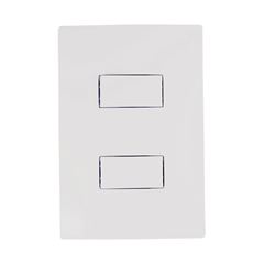 Interruptor Ilumi Duplo Branco 250v