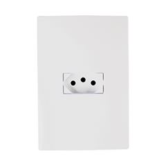 Tomada Ilumi 3 Pinos 10a Branca 250v