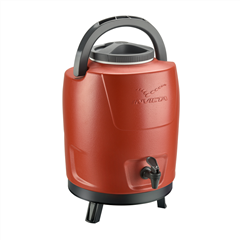 Garrafao Termico Invicta Vermelho Com Torneira 9l