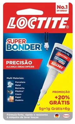 Cola Super Bonder 5g + 20% Gratis