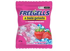 Bala Freegells Morango 475g