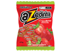 Bala Freegells Azedinha Morango 475g