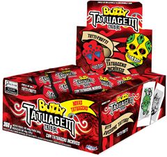 Chicle Buzzy Tribal Tatto Tutti Frutti 360g