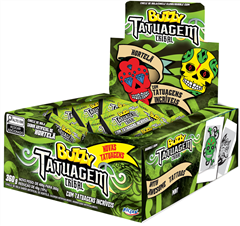 Chicle Buzzy Tribal Tatto Hortela 360g